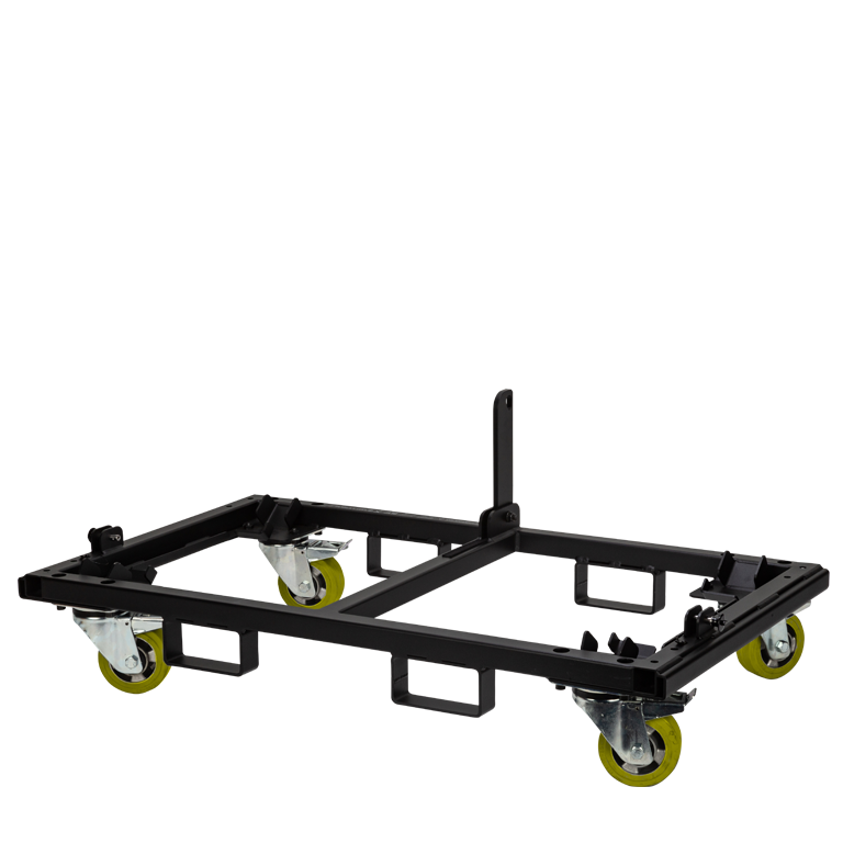 RCF AC-KART-4XHDL50 - Kart with Wheels for HDL50A (4 Units Max, stackable) (KRT-WH 4X HDL 50)
