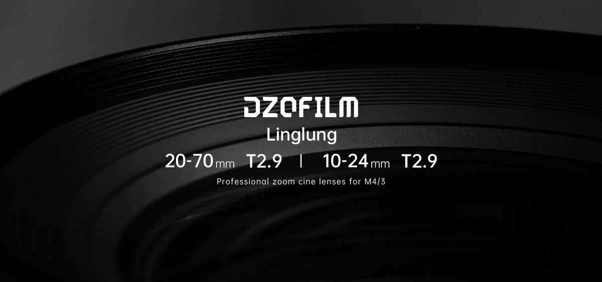 DZOFILM LingLung 10-24 T2.9, Micro Four Thirds Parfocal Cine Zoom, M43 Mount, 12-Blade Iris