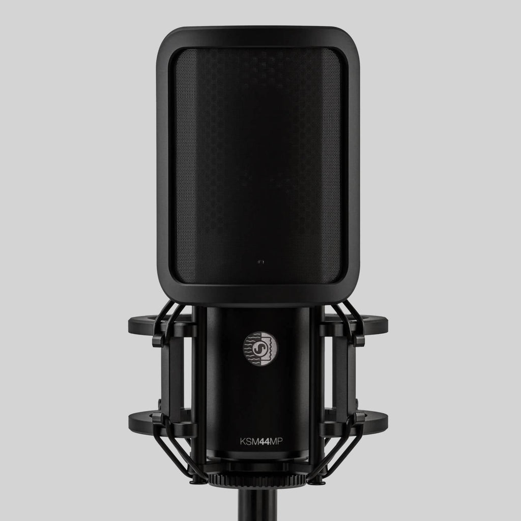 Shure KSM44MP, Large Diaphragm Multi-Pattern Condenser Microphone, Condenser Mic, Multi-Ptrn Studio Bundle