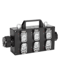 RCF LKS 19 BREAKOUT, LKS19 IN/OUT Weatherproof Power Box (6X Powercon Output)