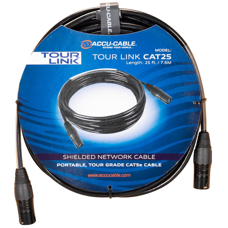 Accu-Cable Tour Link CA25, Tour Link 25 ft CAT5e Cable