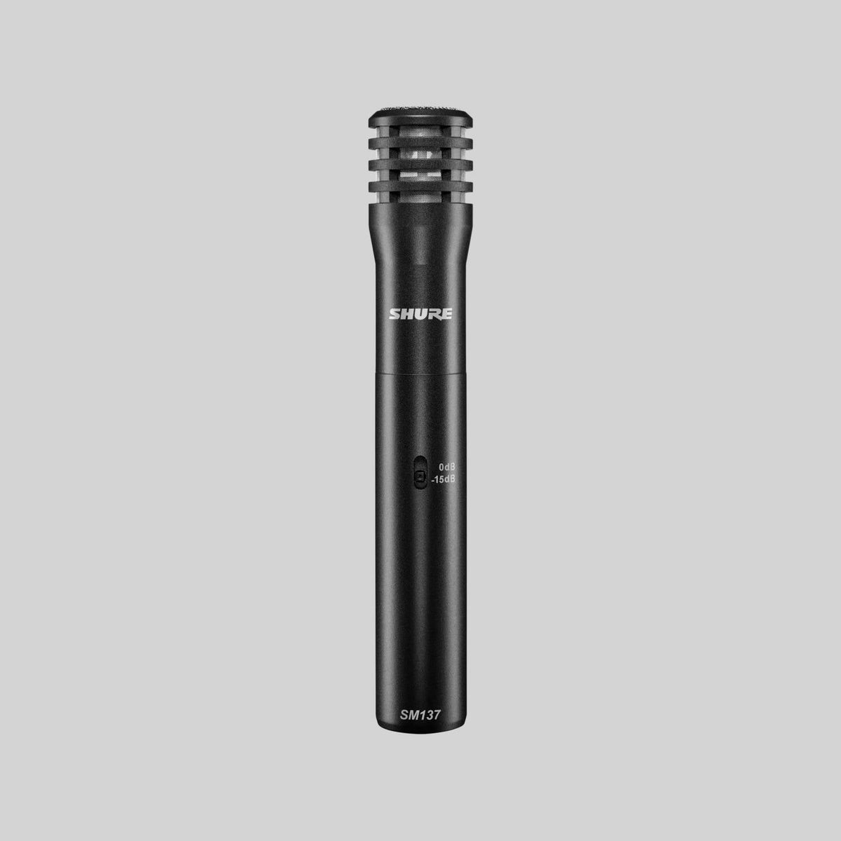 Shure SM137-LC, Professional Instrument Condenser Microphone, Cardioid Condenser Microphone, includes zipper pouch and microphone clip