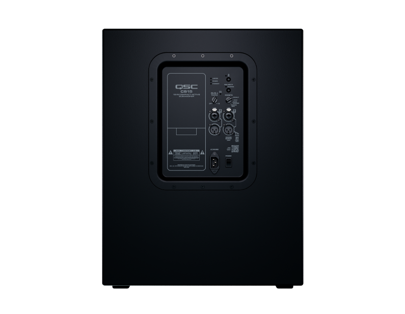 QSC CS15 15-inch 2600W Compact Powered Subwoofer with Bluetooth TWS and App Control