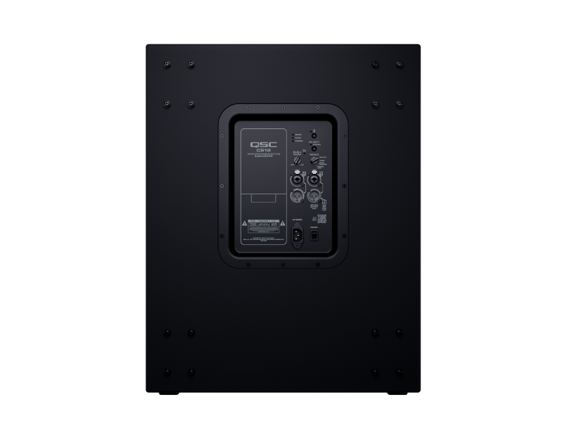 QSC CS18 18-inch 2600W Compact Powered Subwoofer with Bluetooth TWS and App Control