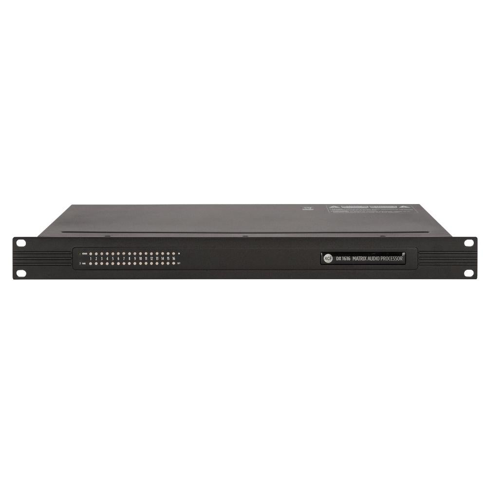 RCF DX-1616 - Matrix Audio Processor, Dante-Equipped (16x16 I/O Matrix)
