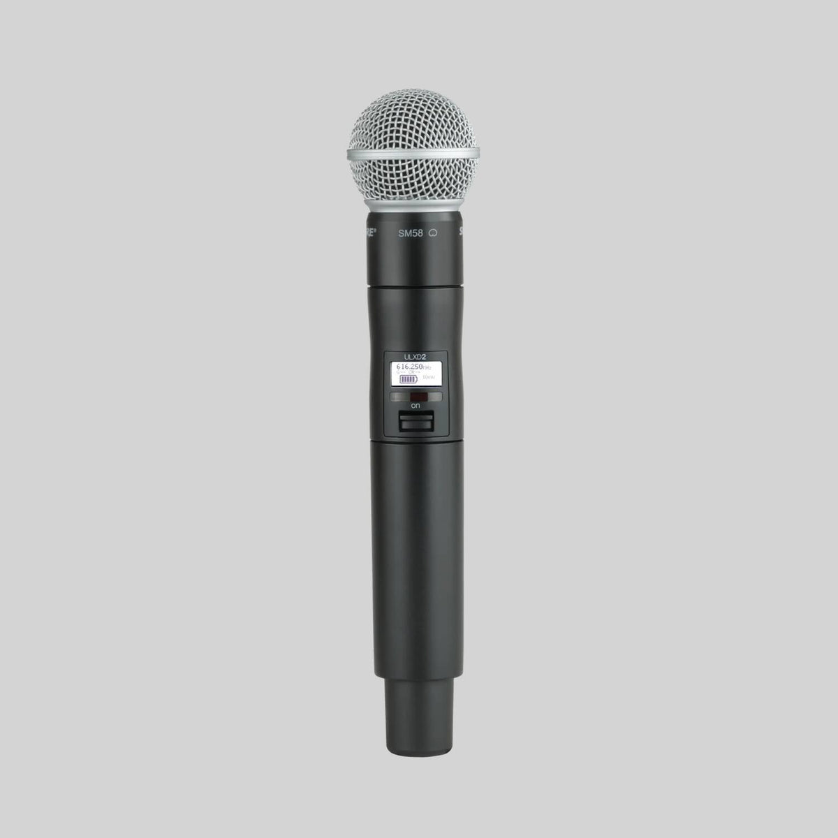 Shure ULXD2/SM58-V50, Digital Handheld Transmitter with SM58 Capsule, Handheld Transmitter with SM58 Microphone
