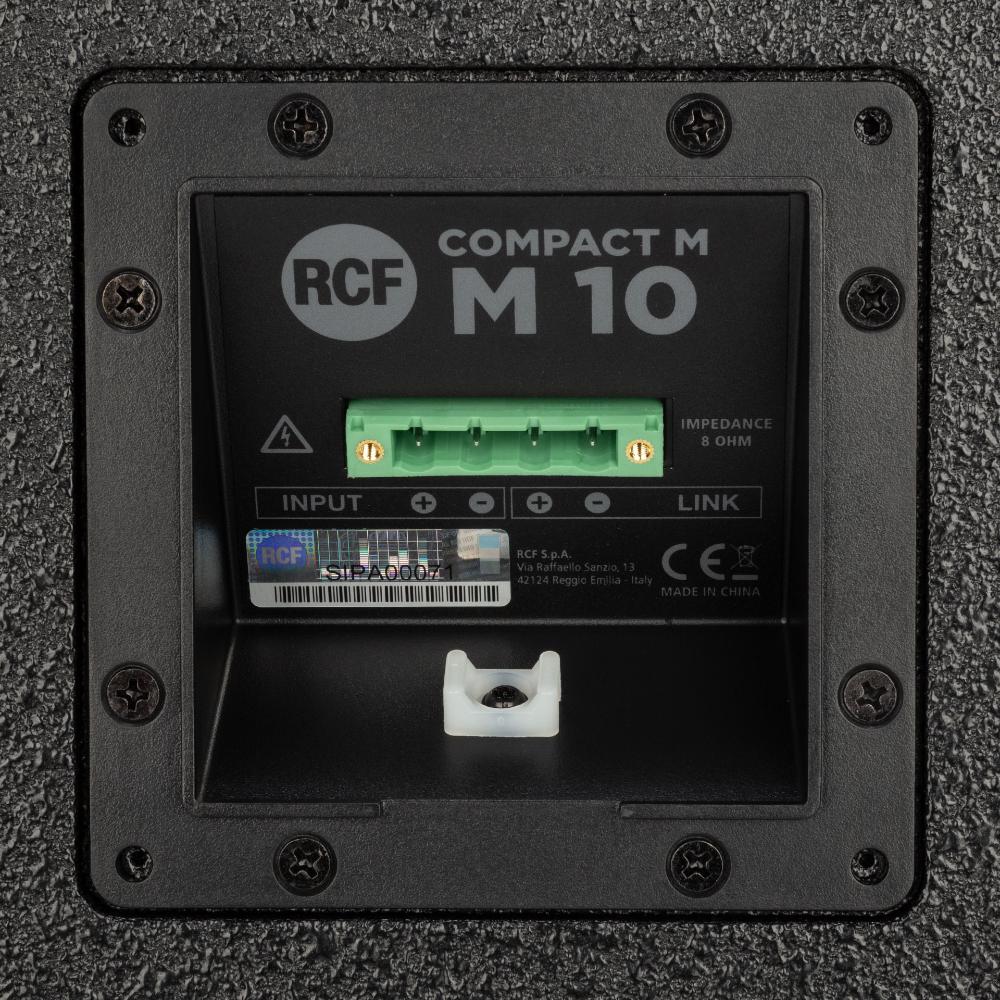 RCF COMPACT M 10 - Passive 1200W 10" 2-Way Compact Speaker