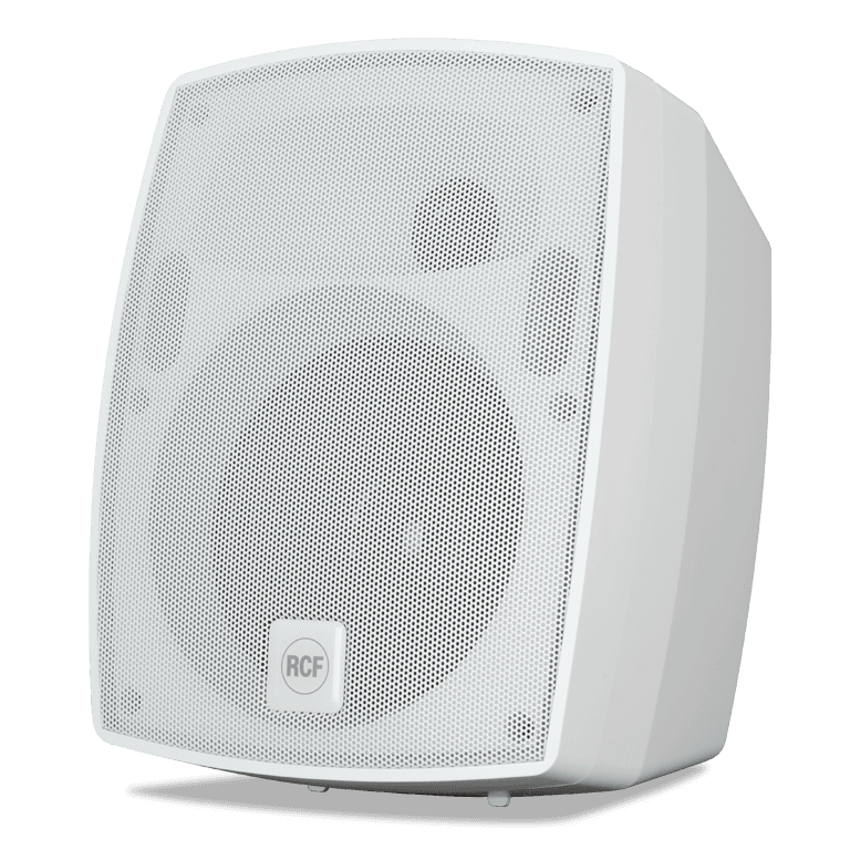 RCF MR 52EN W - 2 Way Bass Reflex Wall Mount Cabinet, 30W - White - Trasf/Low Imp