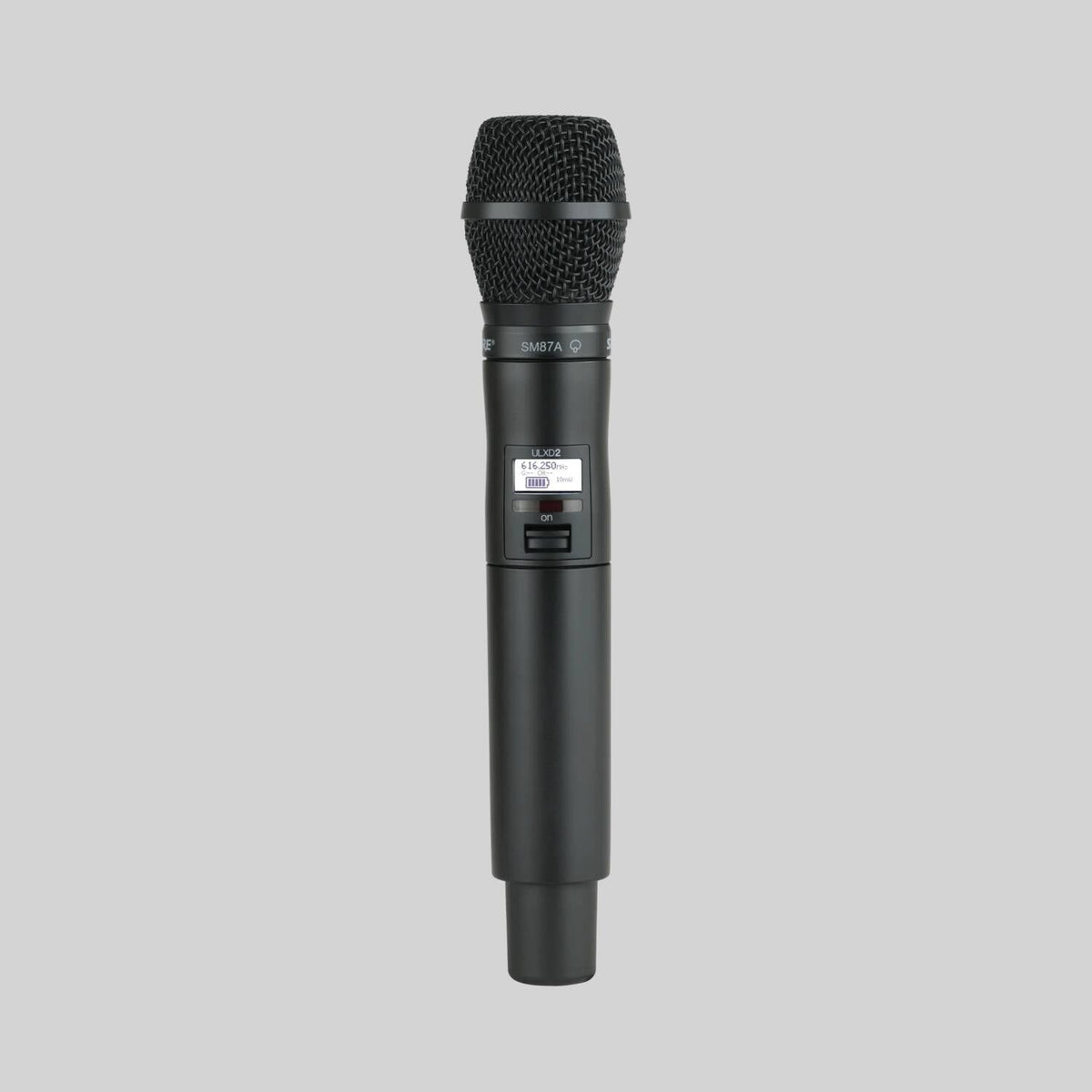 Shure ULXD2/SM87-J50A, Digital Handheld Transmitter with SM87 Capsule, Handheld Transmitter with SM87 Microphone