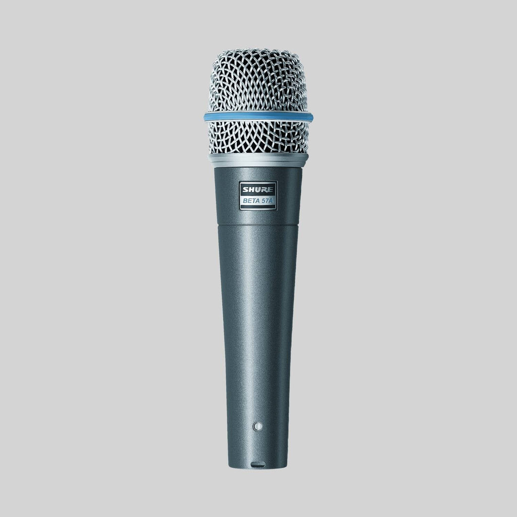 Shure BETA 57A, Dynamic Instrument Microphone, Supercardioid Dynamic with High Output Neodymium Element, for Vocal and Instrument Applications