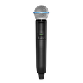 Shure GLXD2+/B58-Z3, Featuring the industry standard Beta 58A vocal microphone, the GLXD2+/B58 Dual Band Handheld Transmitter delivers superior, transparent digital audio