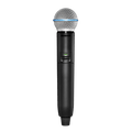 Shure GLXD24R+/SM58-Z3, Featuring the industry standard SM58 vocal microphone, the half-rack GLXD24+/SM58 Dual Band Vocal System delivers superior, transparent digital audio