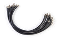 RF Venue RG8X 1.5 ft 10 Pack RG8X1.5-10, 1.5 Foot BNC RG8X Coax Jumper Cables for Rack Interconnects, 10 Pack