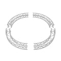 PRODJ-SQ-C4-90-KIT SQ-C4-90; 13.12ft OD BOX CIRCLE-4x90