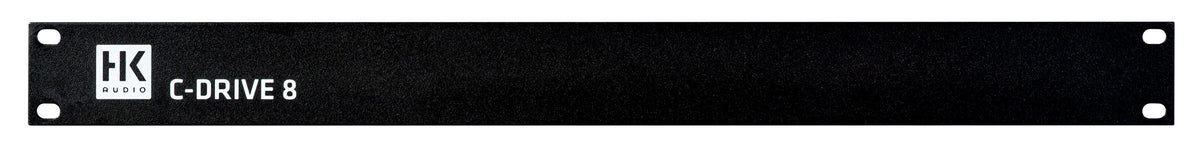 1U Blank rack plate C-DRIVE 8 (printed)
