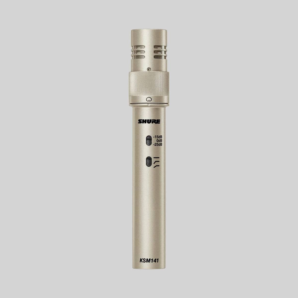 Shure KSM141/SL Stereo, Dual Pattern Instrument Microphone, KSM141 Stereo Pair, includes two KSM141, two Foam Windscreens, A27M Stereo Microphone Adapter and Carrying Case