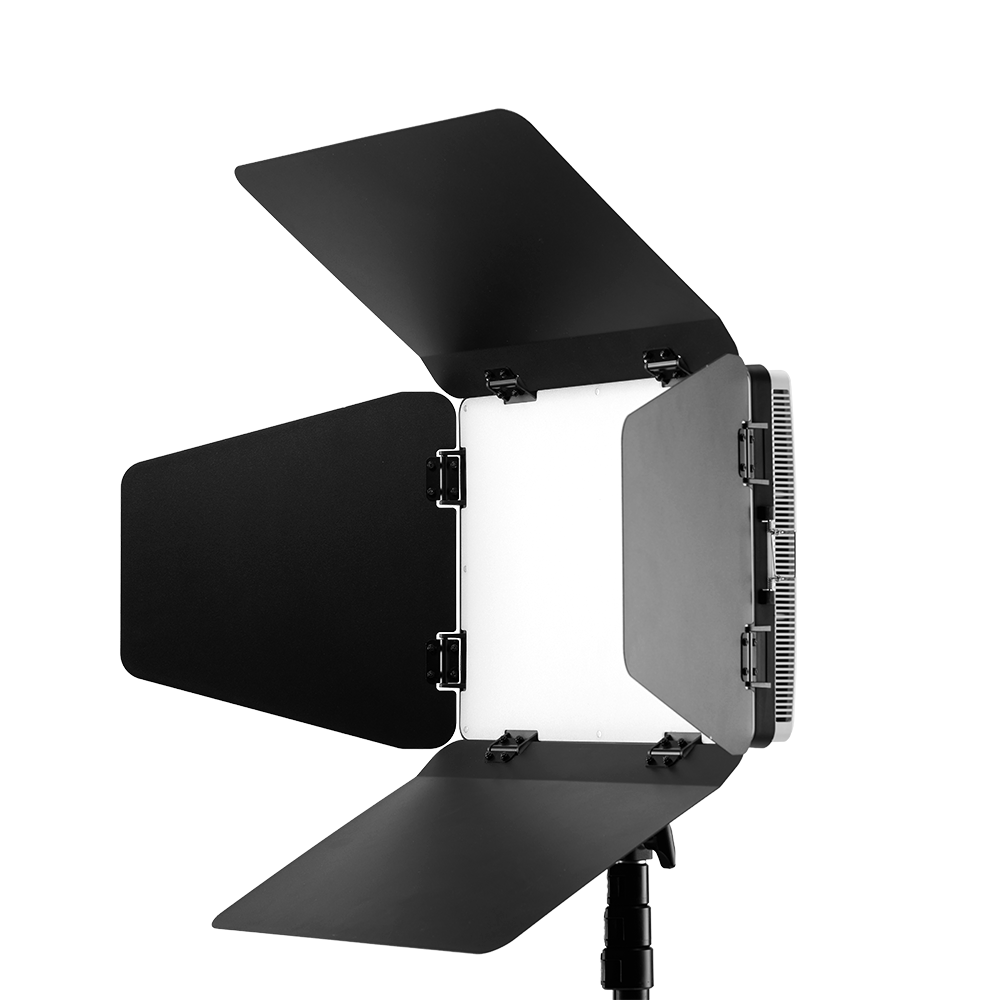 amaran Pano 120c Barn Door, Precision light control attachment designed for the amaran Pano 120c panel light
