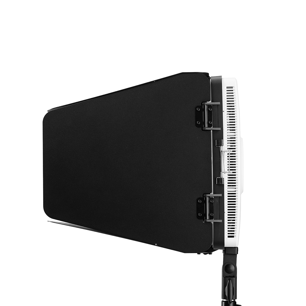 amaran Pano 120c Barn Door, Precision light control attachment designed for the amaran Pano 120c panel light