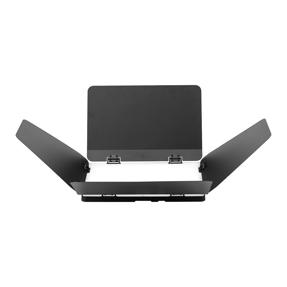 amaran Pano 120c Barn Door, Precision light control attachment designed for the amaran Pano 120c panel light