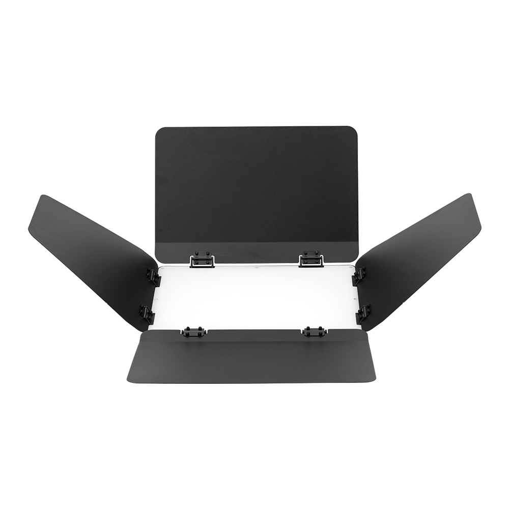 amaran Pano 120c Barn Door, Precision light control attachment designed for the amaran Pano 120c panel light