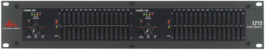 dbx 1215, Graphic EQs