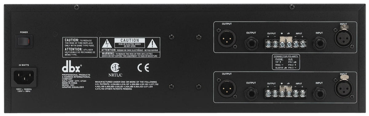 DBX - 1231 - Graphic EQs
