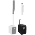 Electro-Voice EVOLVE 50 G2 1500W Portable Column PA System with 12-inch Subwoofer (White)