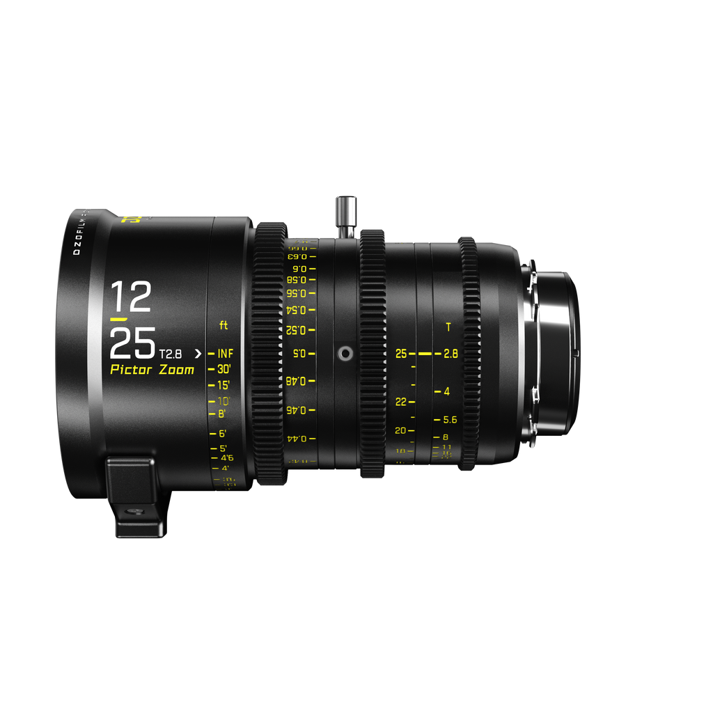 DZOFILM Pictor 12-25mm T2.8 Cine Zoom Lens for PL and EF Mount (Black), Super35 Parfocal Zoom, Interchangeable PL and EF Mount, 16-Blade Iris, M86 Front Filter