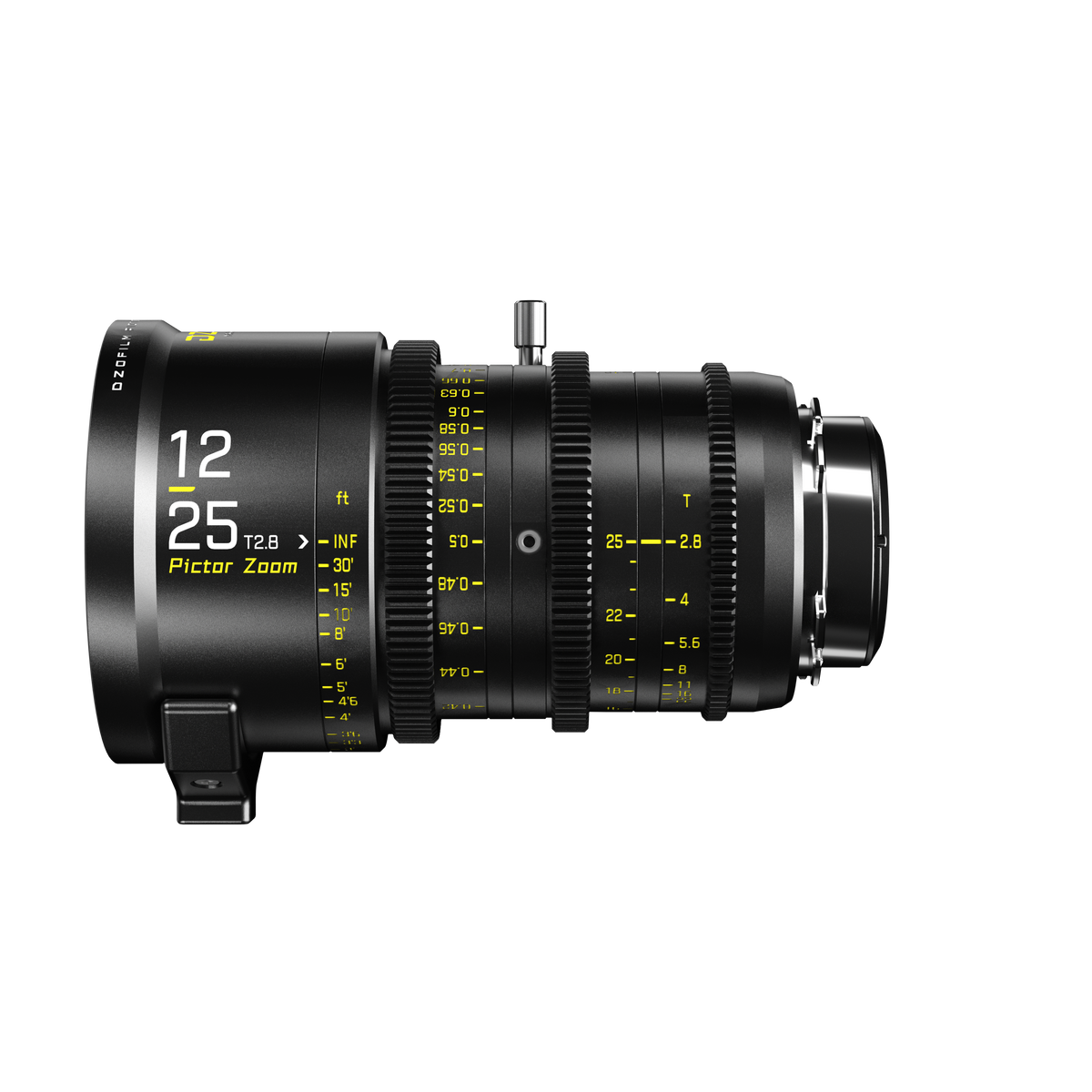 DZOFILM Pictor 12-25mm T2.8 Cine Zoom Lens for PL and EF Mount (Black), Super35 Parfocal Zoom, Interchangeable PL and EF Mount, 16-Blade Iris, M86 Front Filter