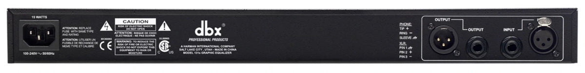 dbx 131s, Graphic EQs