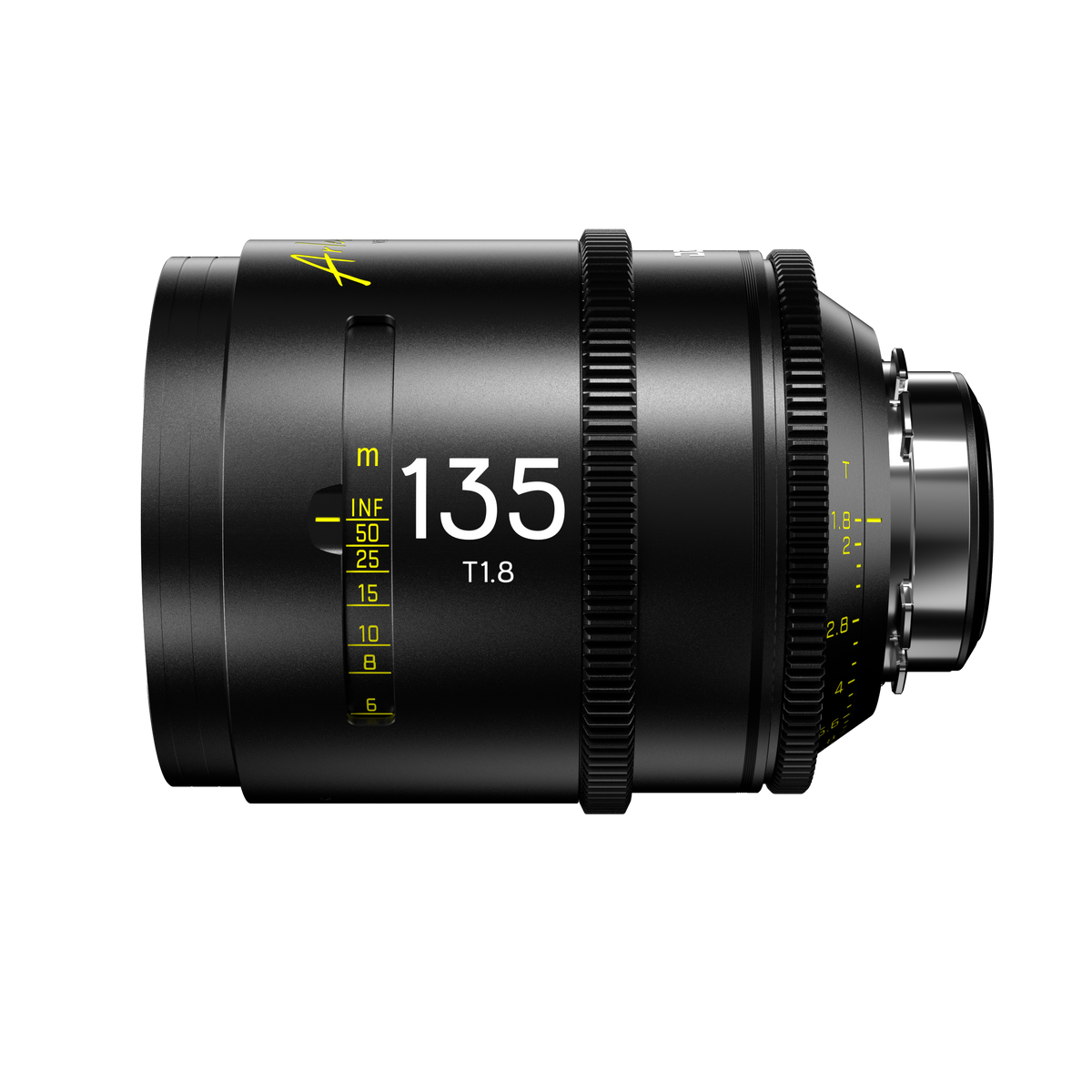 DZOFILM Arles 135mm FF/VV Prime Cine Lens (PL mount,feet), Vista Vision Full-Frame High-Speed Prime, PL and EF Mount, T1.4 Fast Aperture, 16-Blade Iris, M86 Front Filter