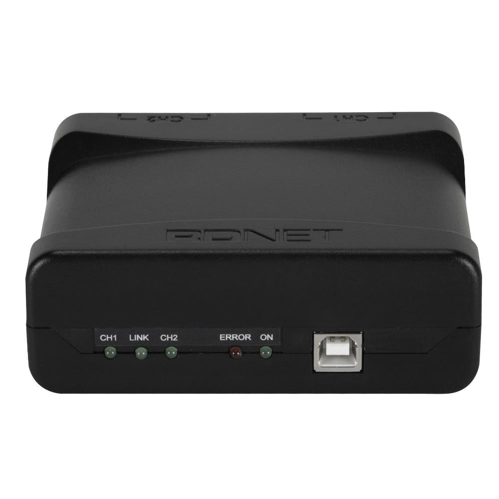 RCF RDNET-2 - Control 2 Interface (2 Channel, 36 units per channel)