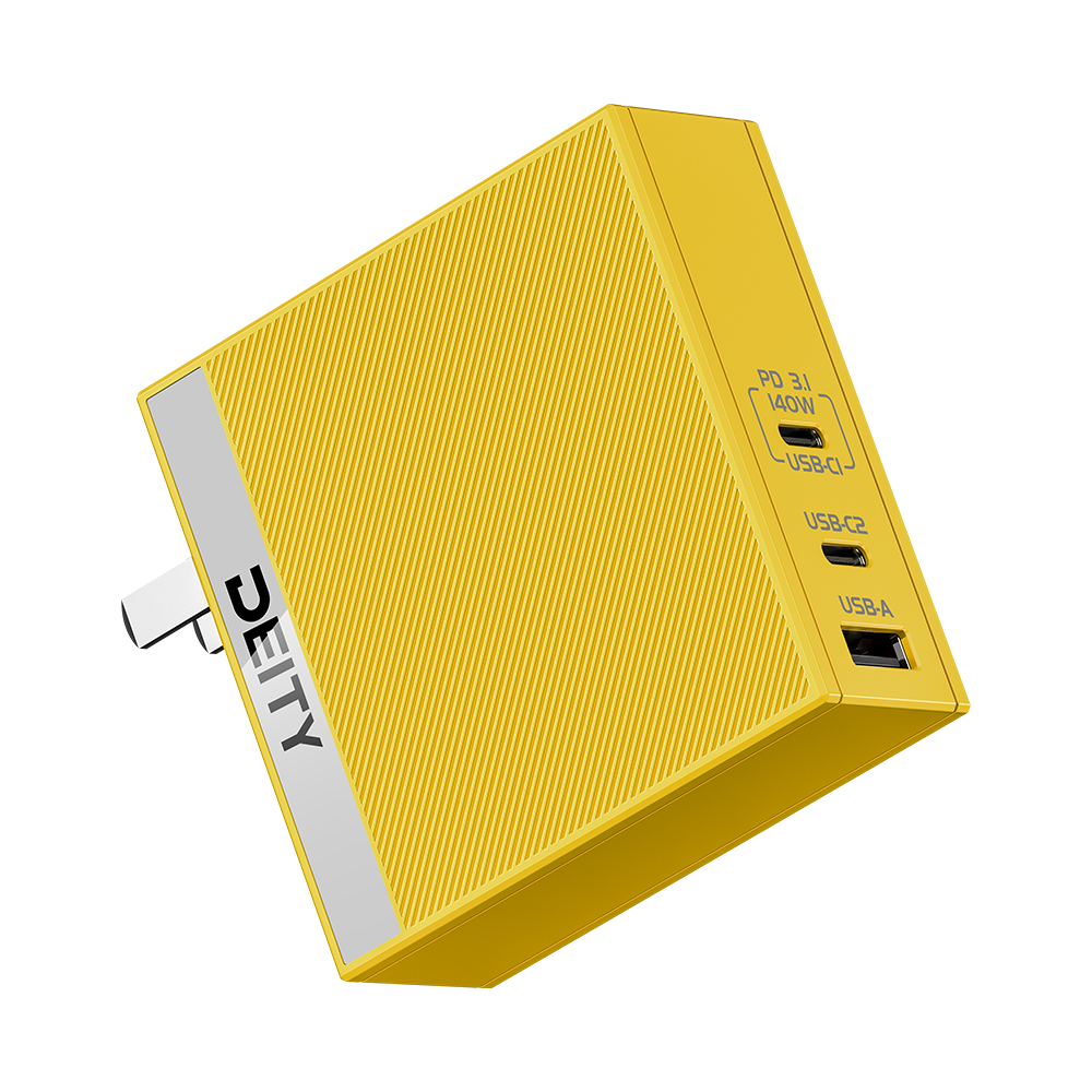 Deity 140W GaN Power Adapter USB-C / Type A (US)