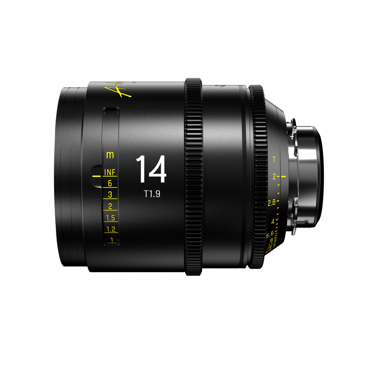 DZOFILM Arles 14mm FF/VV Prime Cine Lens (PL mount,feet), Vista Vision Full-Frame High-Speed Prime, PL and EF Mount, T1.4 Fast Aperture, 16-Blade Iris, M86 Front Filter