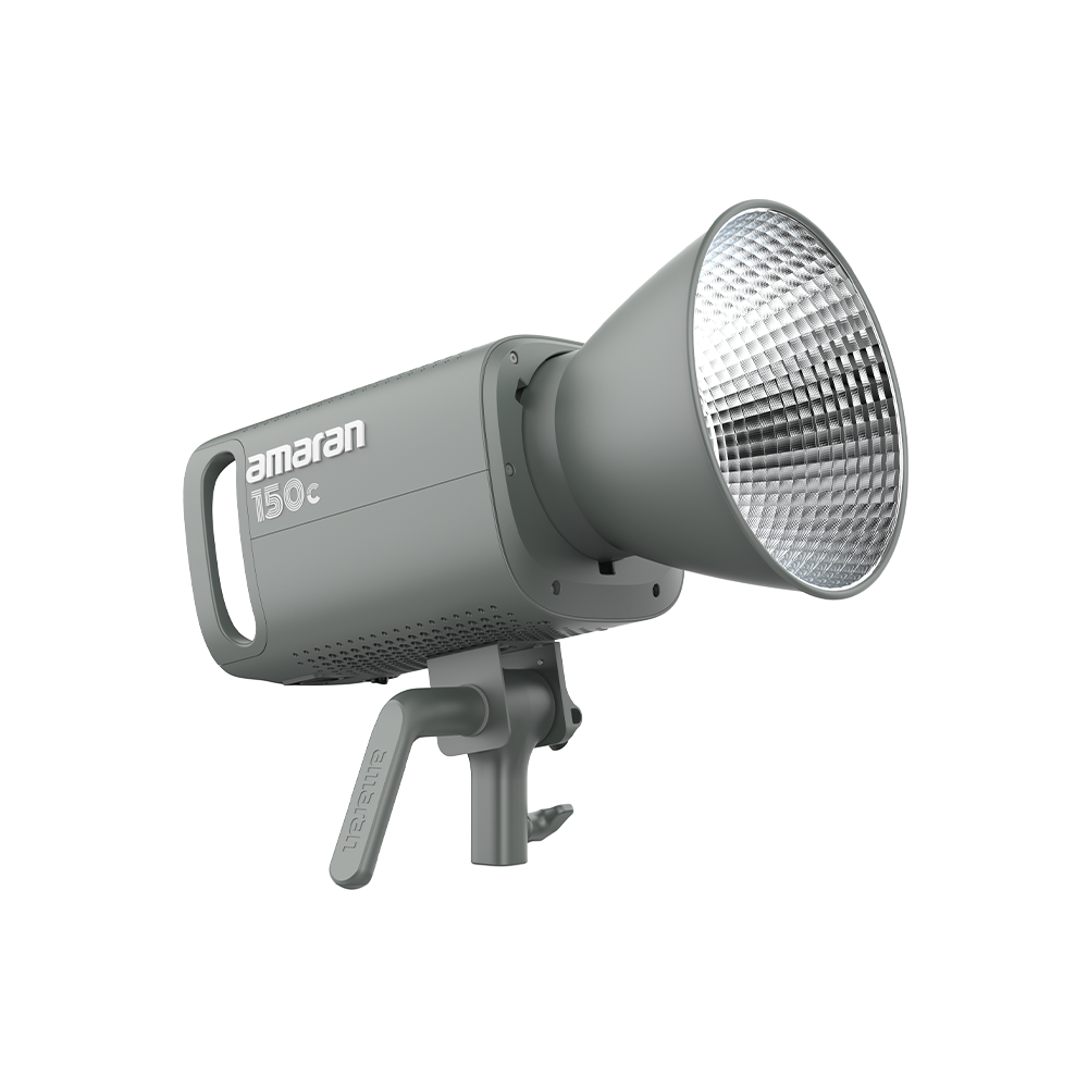 amaran 150c Grey, 150W Full-Color Bowens Mount Point-Source LED Light, 2,500K - 7,500K CCT, CRI 95+