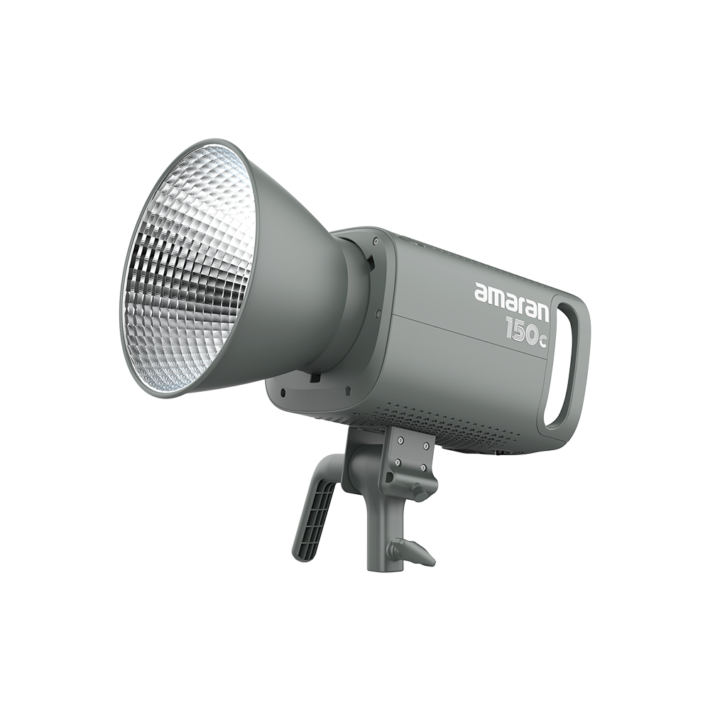 amaran 150c Grey, 150W Full-Color Bowens Mount Point-Source LED Light, 2,500K - 7,500K CCT, CRI 95+