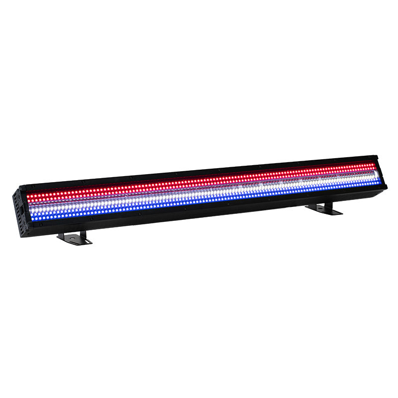 ADJ Jolt Bar FXIP, IP65 High Powered Linear Bar Strobe Effect, 112 x 5 Watt Cool White LED 448 x 0.5W RGB Color Mixing, 16 All White and 32 Color Zones, 116 Degree Beam Angle, 5 Pin DMX