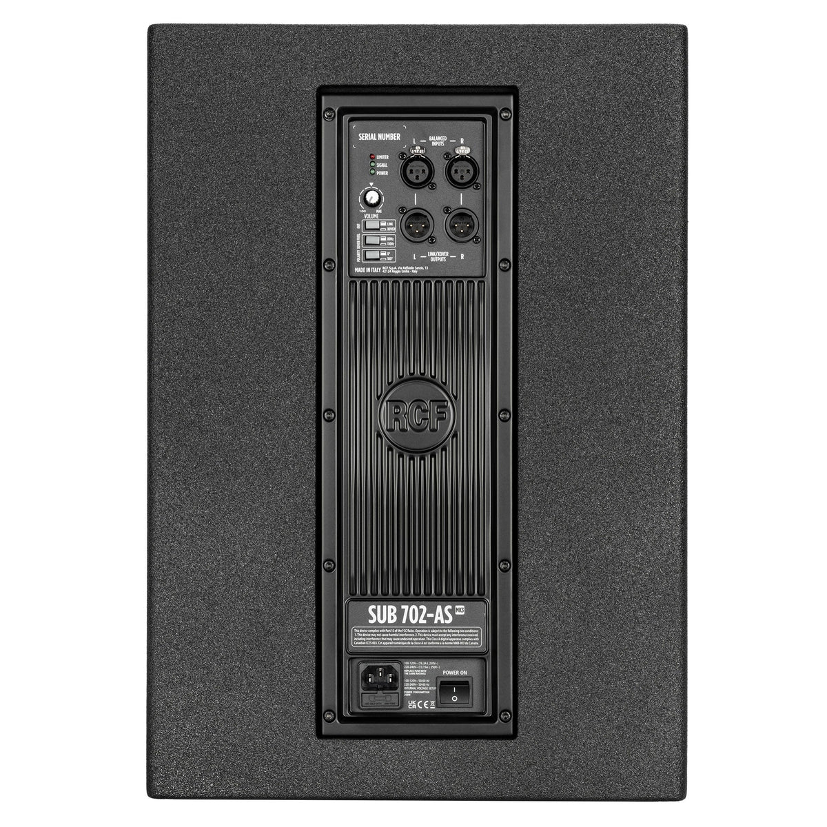 RCF SUB-702AS-MK3, Active 1400W 12" Subwoofer - USED