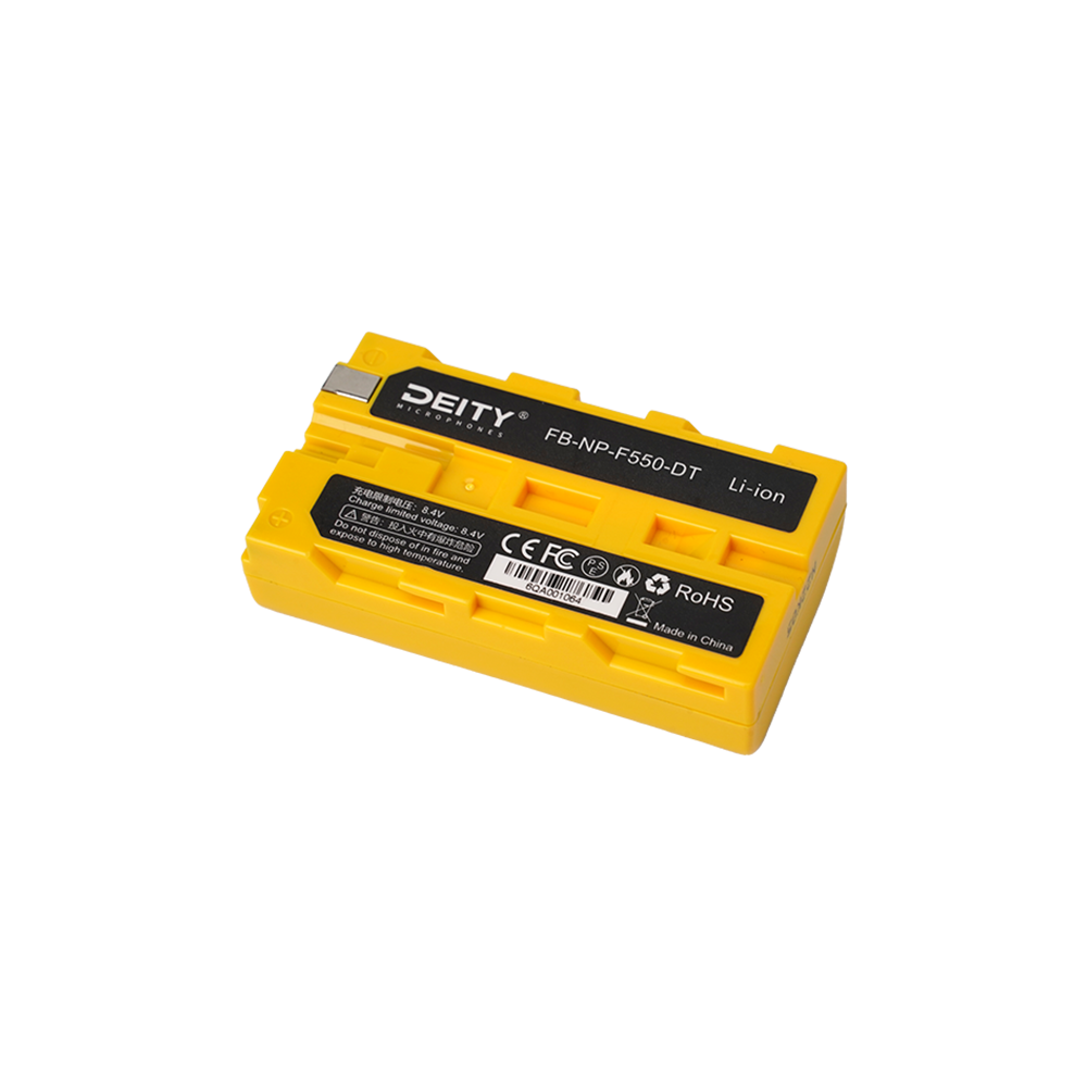 Deity NP-F550 Rechargeable Battery, Power Solution (Sony Compatible)
