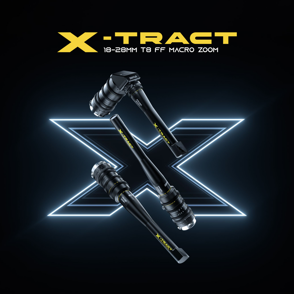 DZOFILM X-tract 18-28mm_0°(PL_Black_Case_1pcs_Metric), Probe Zoom Cine Lens, PL Mount, Macro Probe Optics