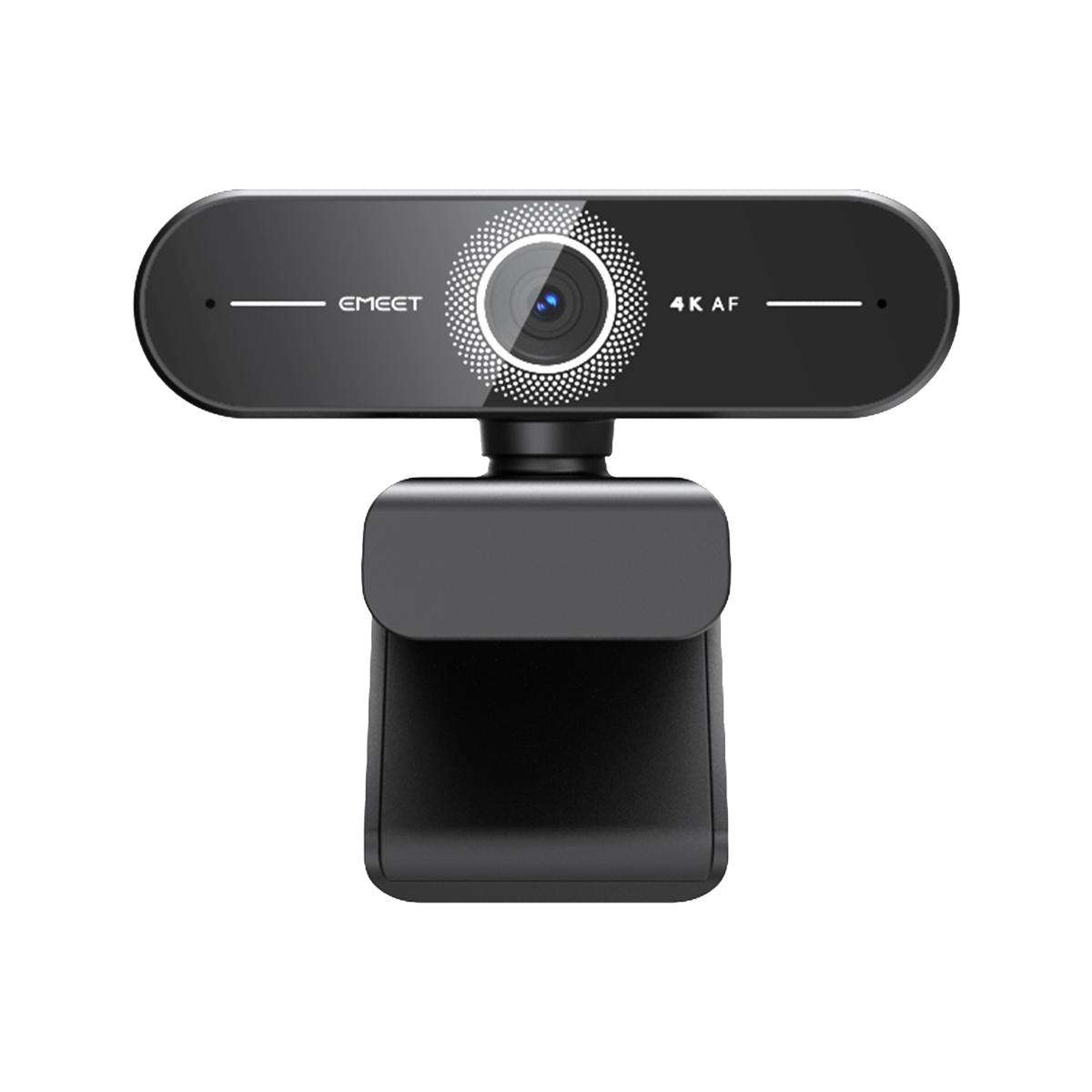 EMEET SmartCam C60E 4K, Ultra HD Webcam at 4K 30fps or 1080p 60fps with Fast Autofocus, 73 Degree Field of View, 2 AI Noise-Cancelling Mics and Privacy Cover, Works with Windows, macOS, Android TV and Linux