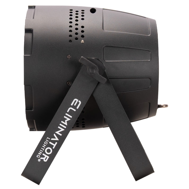 Eliminator Lighting Mega Par Z Wash, LED Wash Par with 19 x 15W RGBW 4-in-1 LEDs, Motorized 10 to 60 Degree Zoom, 3 Independent Color Zones, 2 DMX Channel Modes