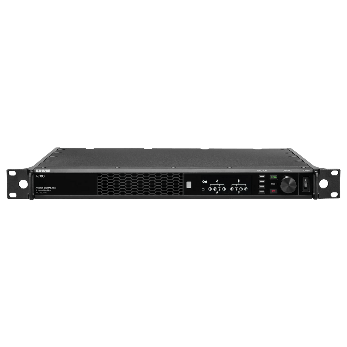 Shure AD8CUS, Axient Digital PSM 8-PORT Combiner 470-960 MHz