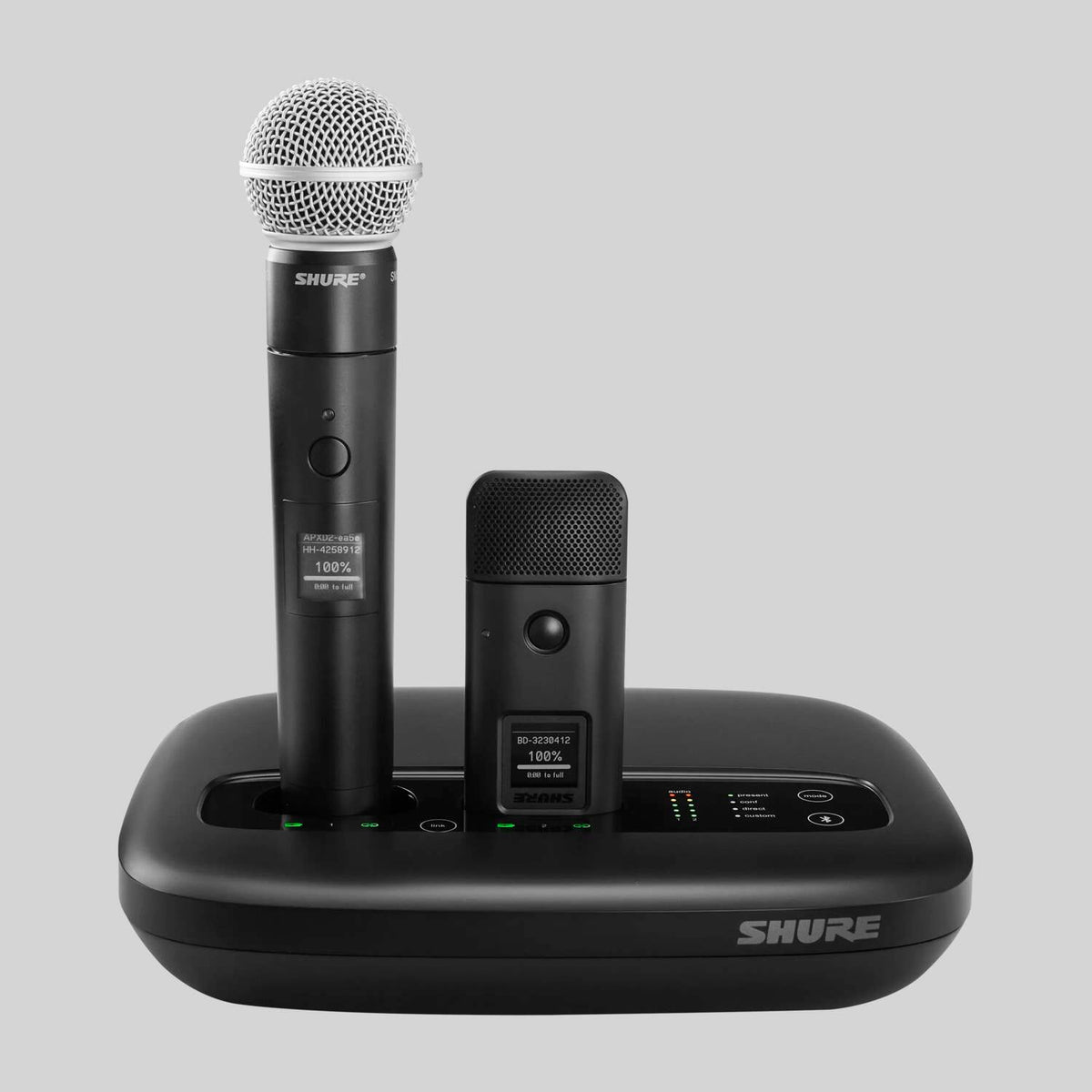 Shure MXW6XW/C-Z10, Boundary Transmitter, Microphone, Cardioid, White
