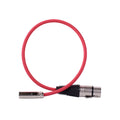 Blackhawk Mini XLR to XLR Cable, 16 inch, 3-Pin Mini-XLR Male to 3-Pin XLR Female Audio Cable, Connect Microphone or Mixer to Camera, Red