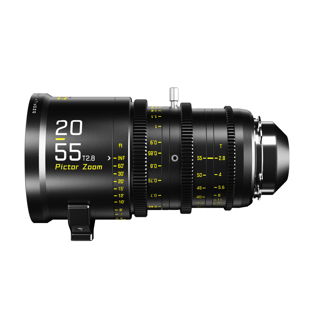 DZOFILM Pictor 20-55mm T2.8 Cine Zoom Lens for PL and EF Mount (Black), Super35 Parfocal Zoom, Interchangeable PL and EF Mount, 16-Blade Iris, M86 Front Filter