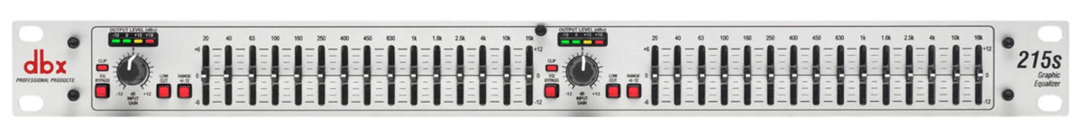 dbx 215s, Graphic EQs