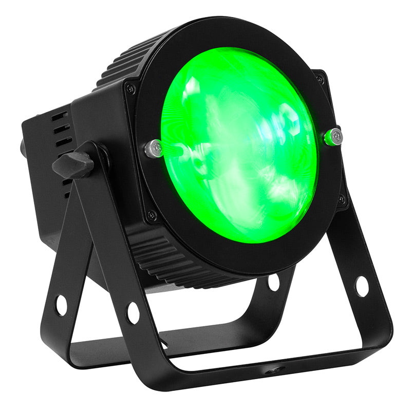 ADJ Dotz Par RGBL, DMX LED Par with 16 x 3.5 Watt Rgbl COB LED 18 Degree with Lens, 60 Degree Beam Angle with Open Lens