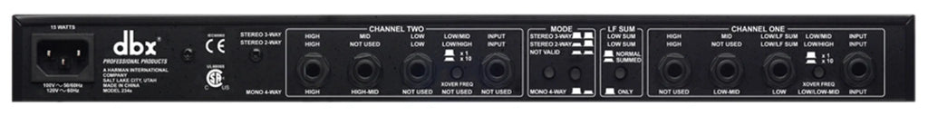 dbx 234s, Production Series