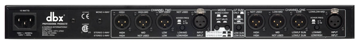 dbx 234xs, Production Series